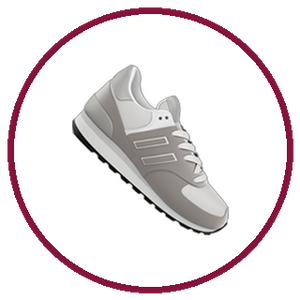 Back to running and lifting icon.