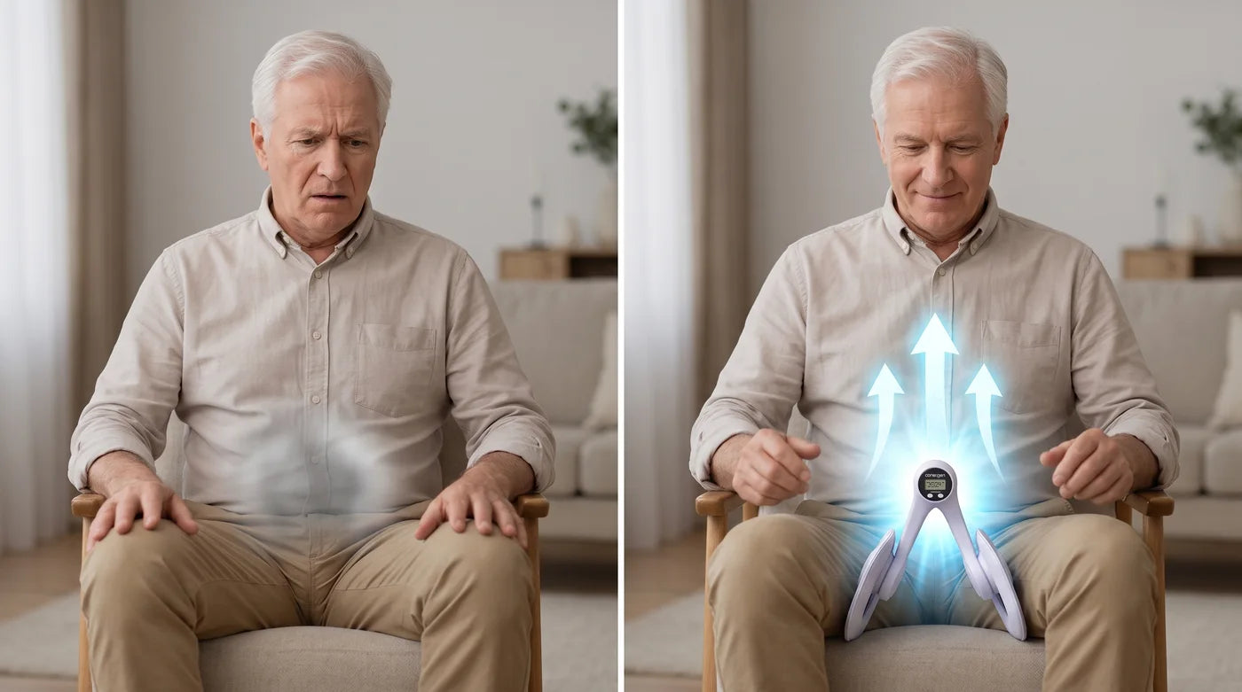 Comparison between an uncertain blind Kegel and guided resistance with the Coreogen trainer